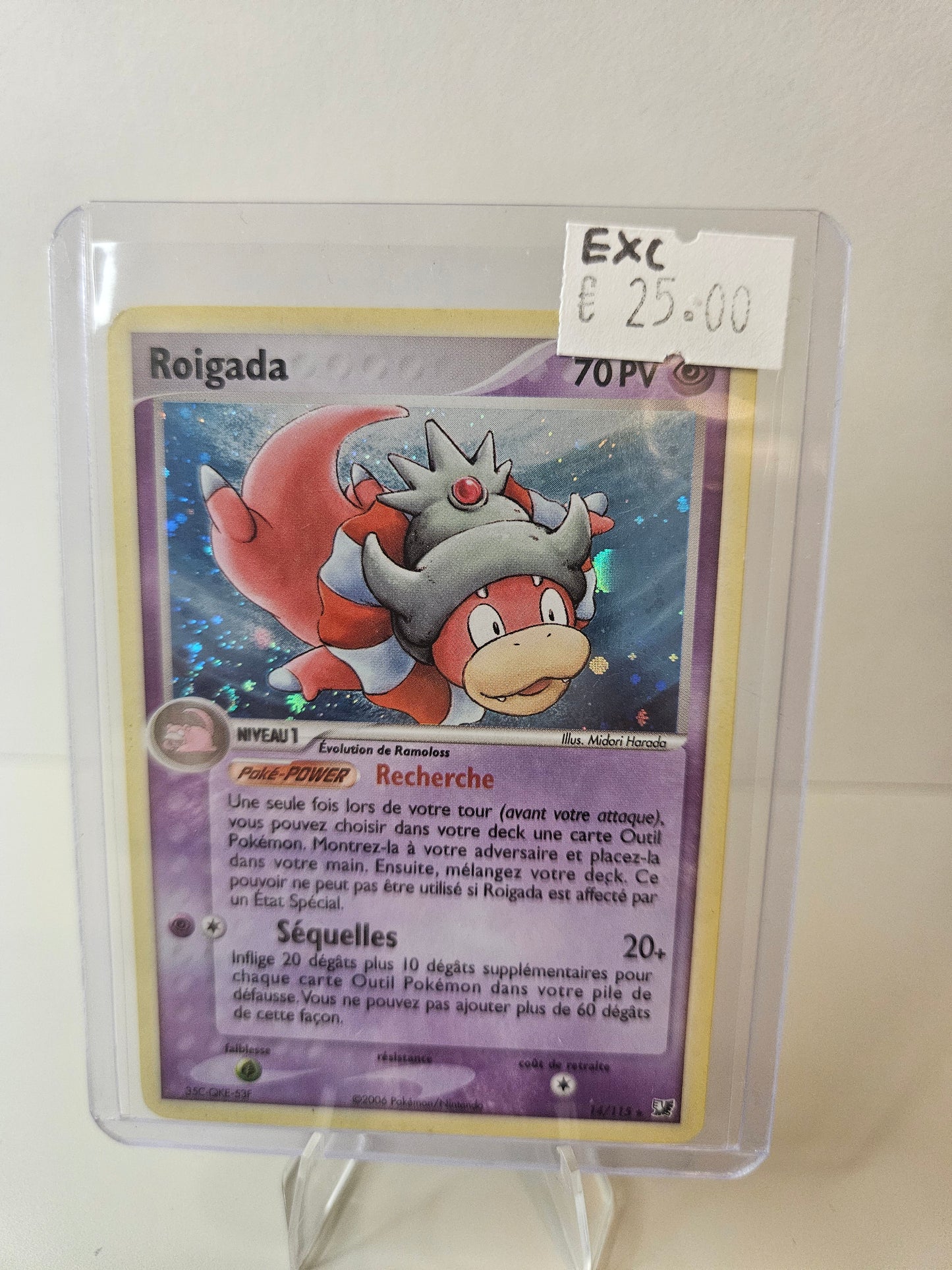 Carte Pokémon - Roigada Holo Bloc ex