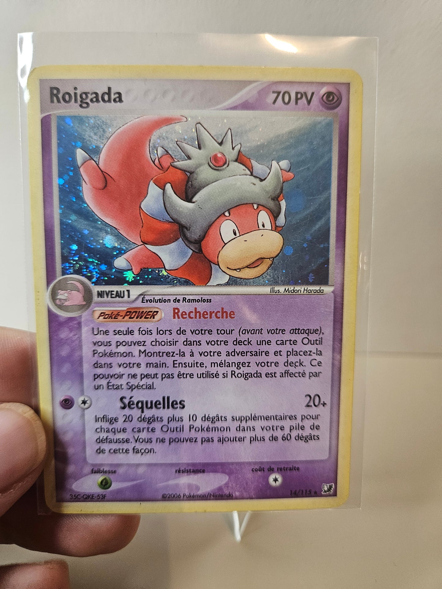 Carte Pokémon - Roigada Holo Bloc ex