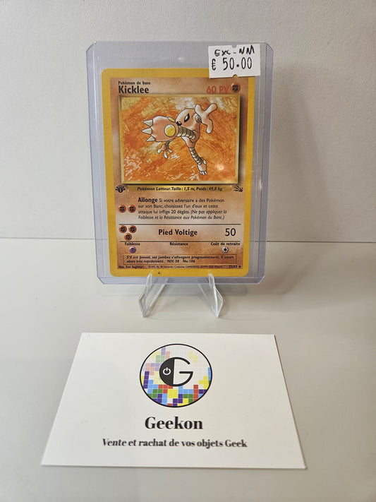 Carte Pokémon - Kicklee 1 er édition Fossil