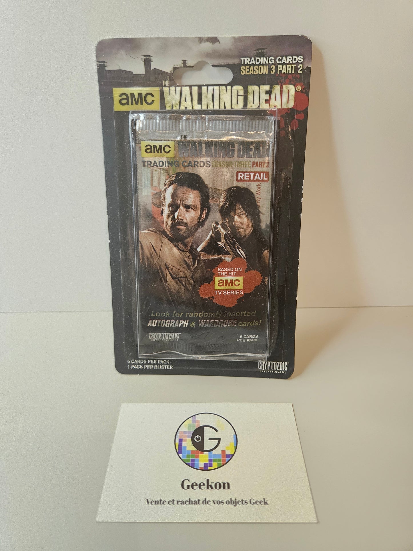 AMC The Walking Dead Season 3 Part 2 Retail Blister Trading Card Pack NEW