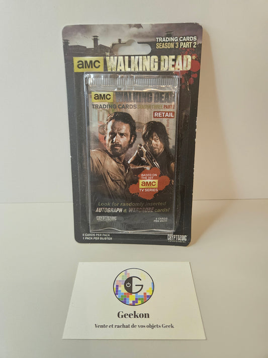 AMC The Walking Dead Season 3 Part 2 Retail Blister Trading Card Pack NEW