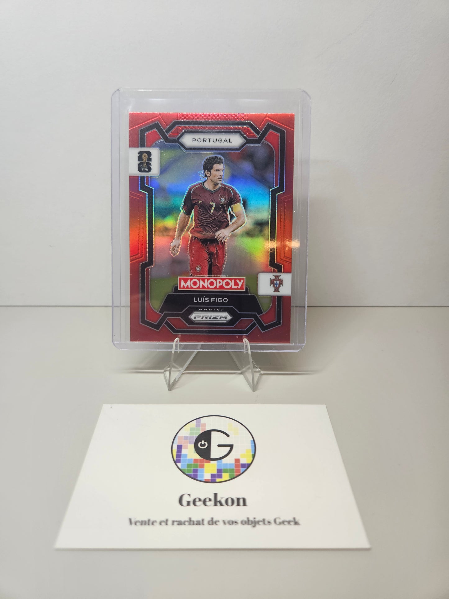 Panini Monopoly Coupe du Monde de la FIFA 2026 Luis Figo