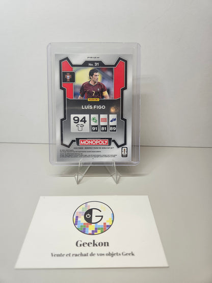 Panini Monopoly Coupe du Monde de la FIFA 2026 Luis Figo