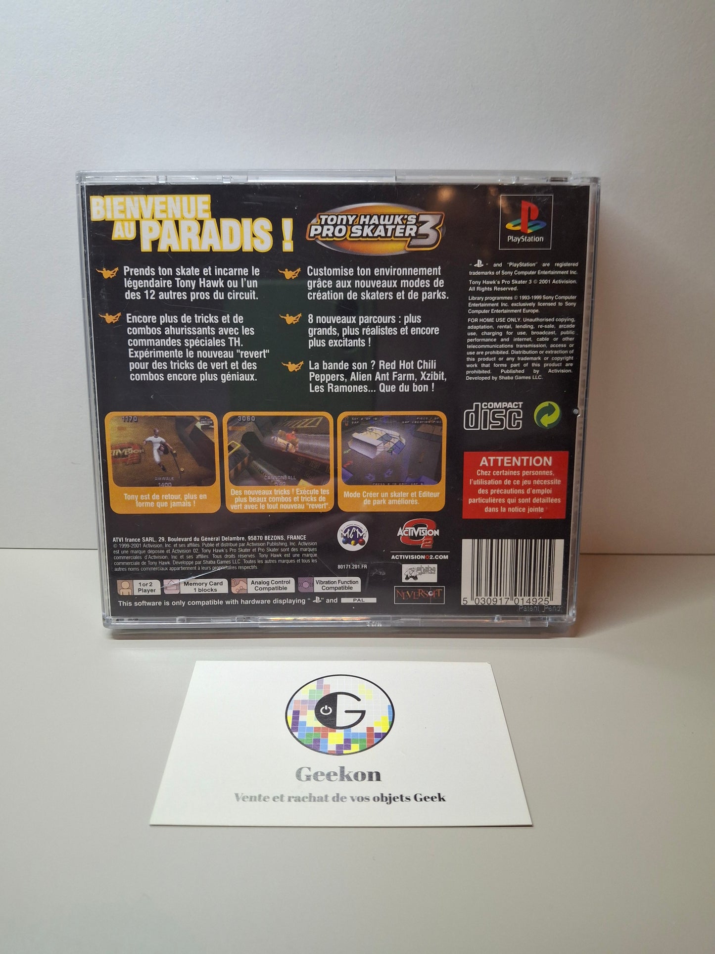 Playstation - Tony Hawk's Pro Skater 3
