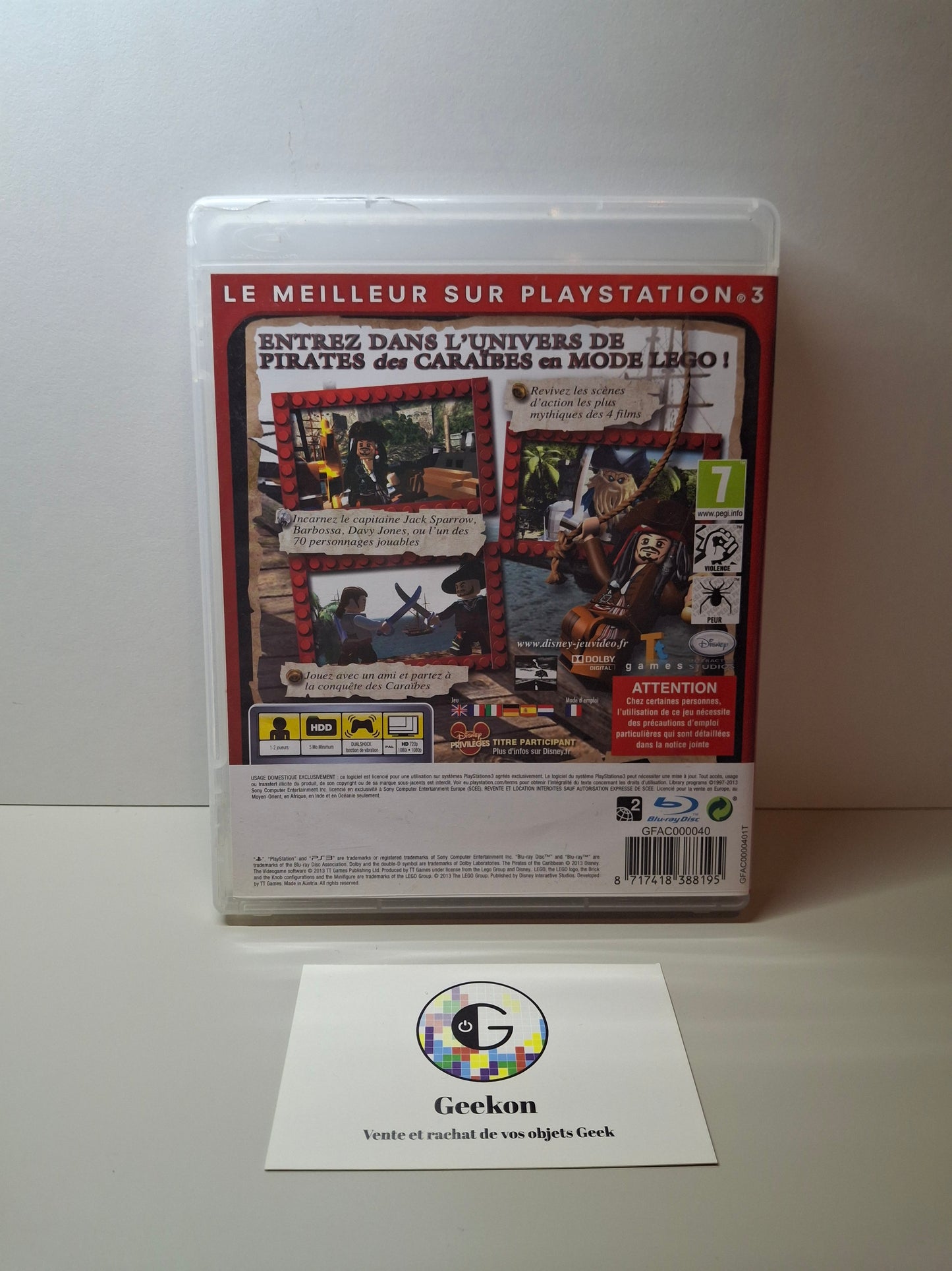 Playstation - Lego Disney Pirates des Caraïbes : Le Jeu Video