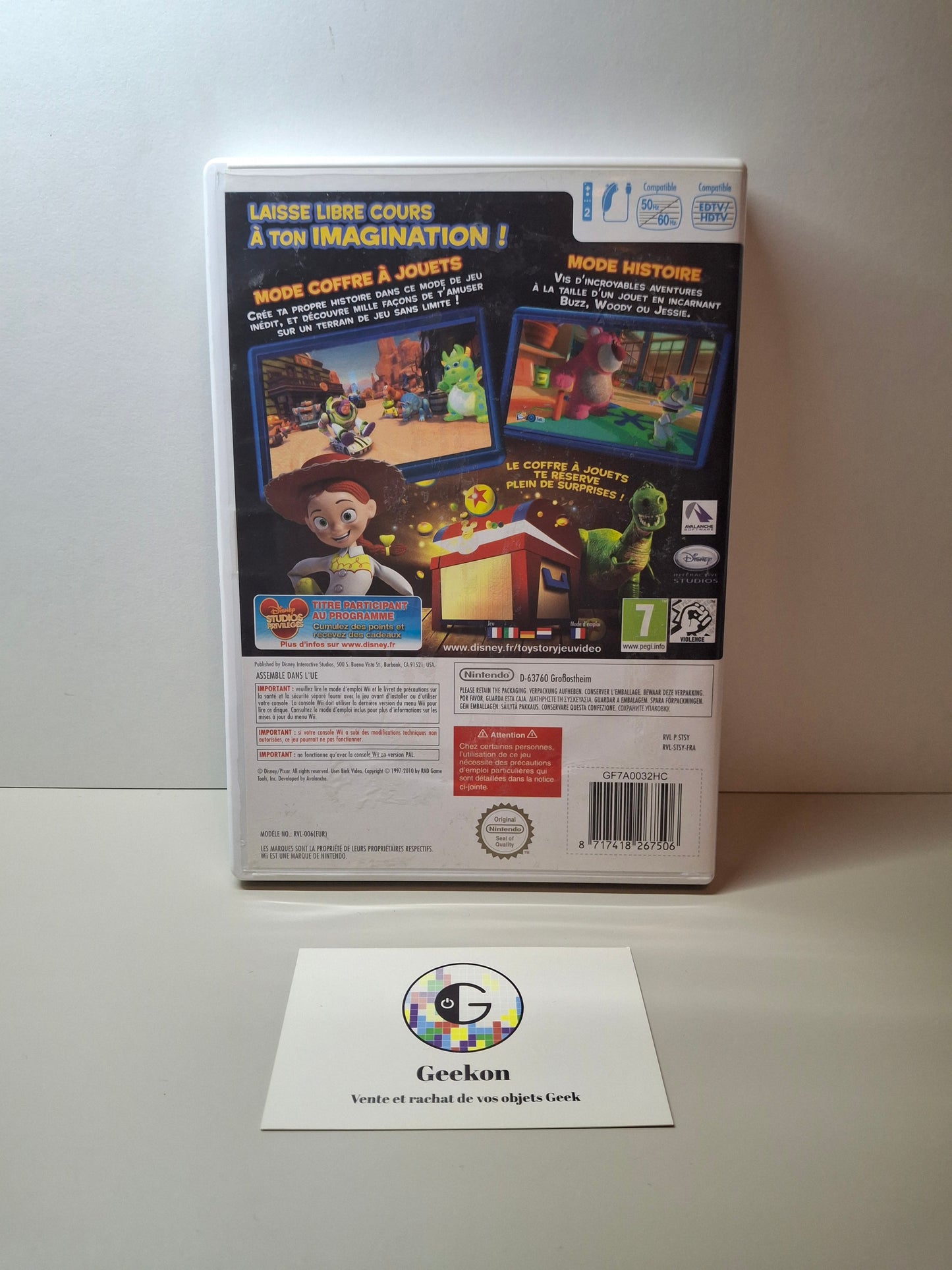 Nintendo - Disney Pixar : Toy Story 3
