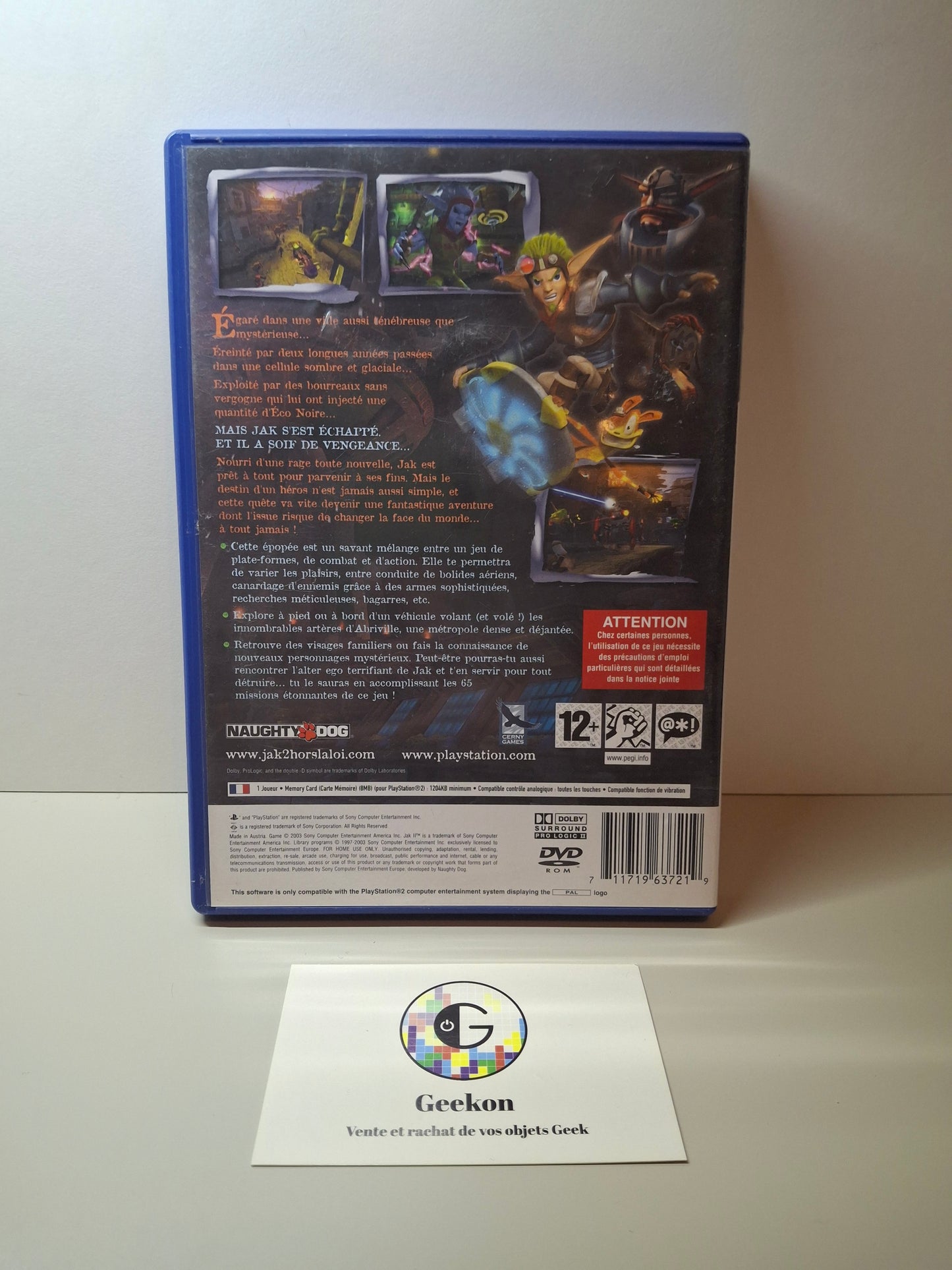 Playstation - Jak II : Hors La Loi