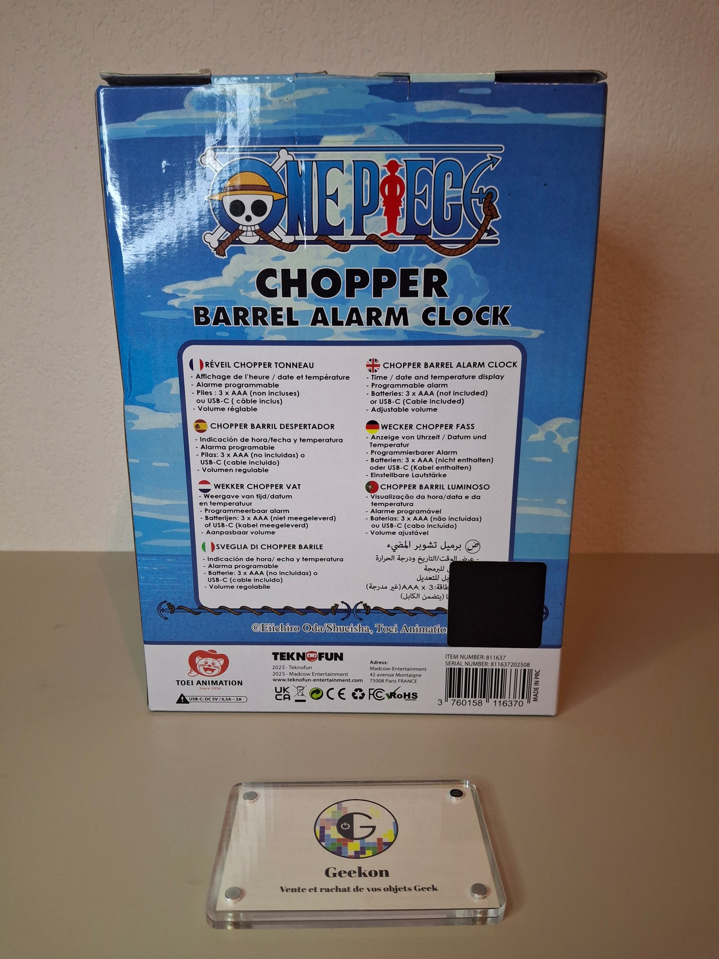One Piece - Réveil Chopper