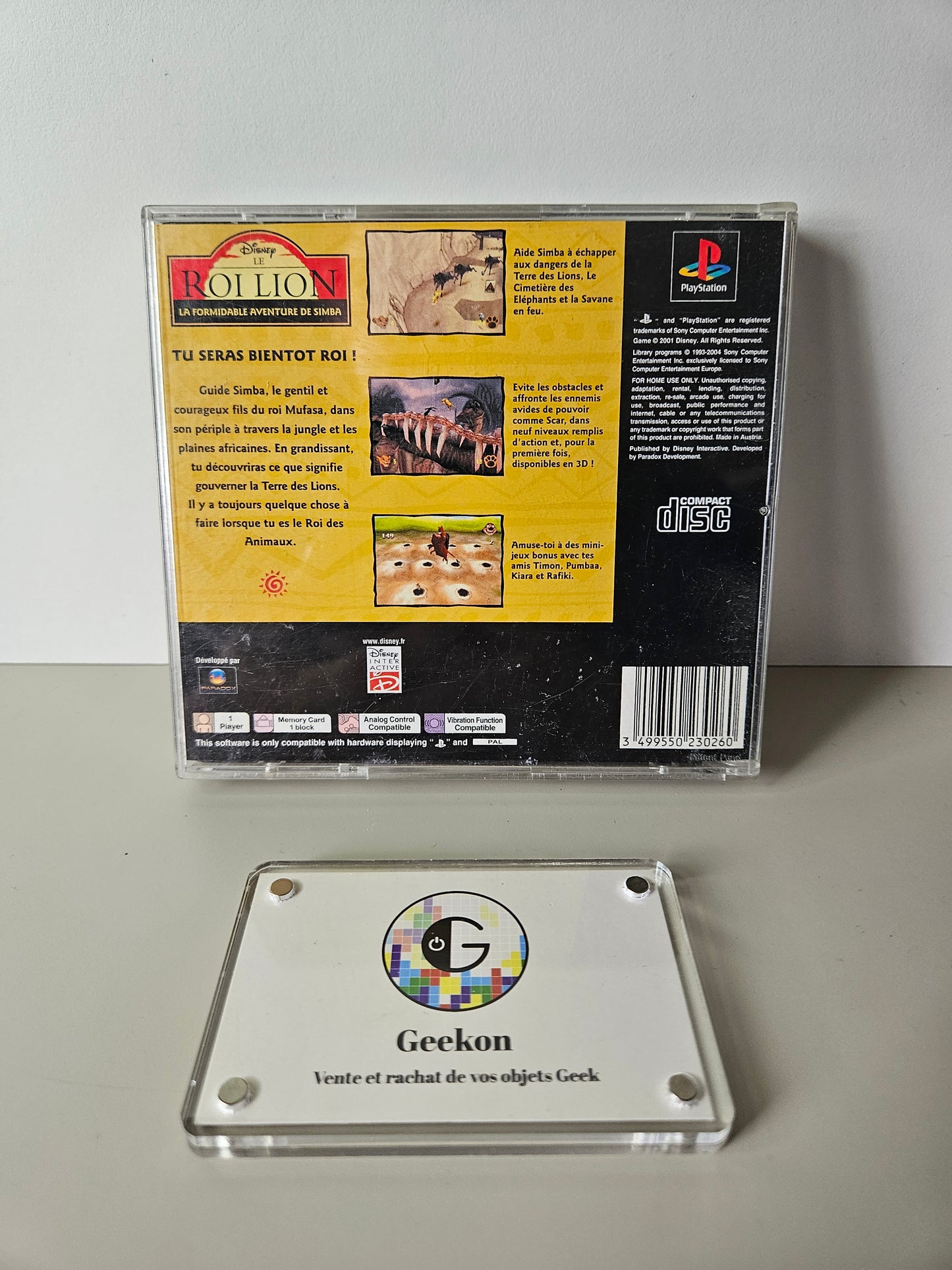 Playstation - Disney Le roi Lion : La formidable aventure de simba