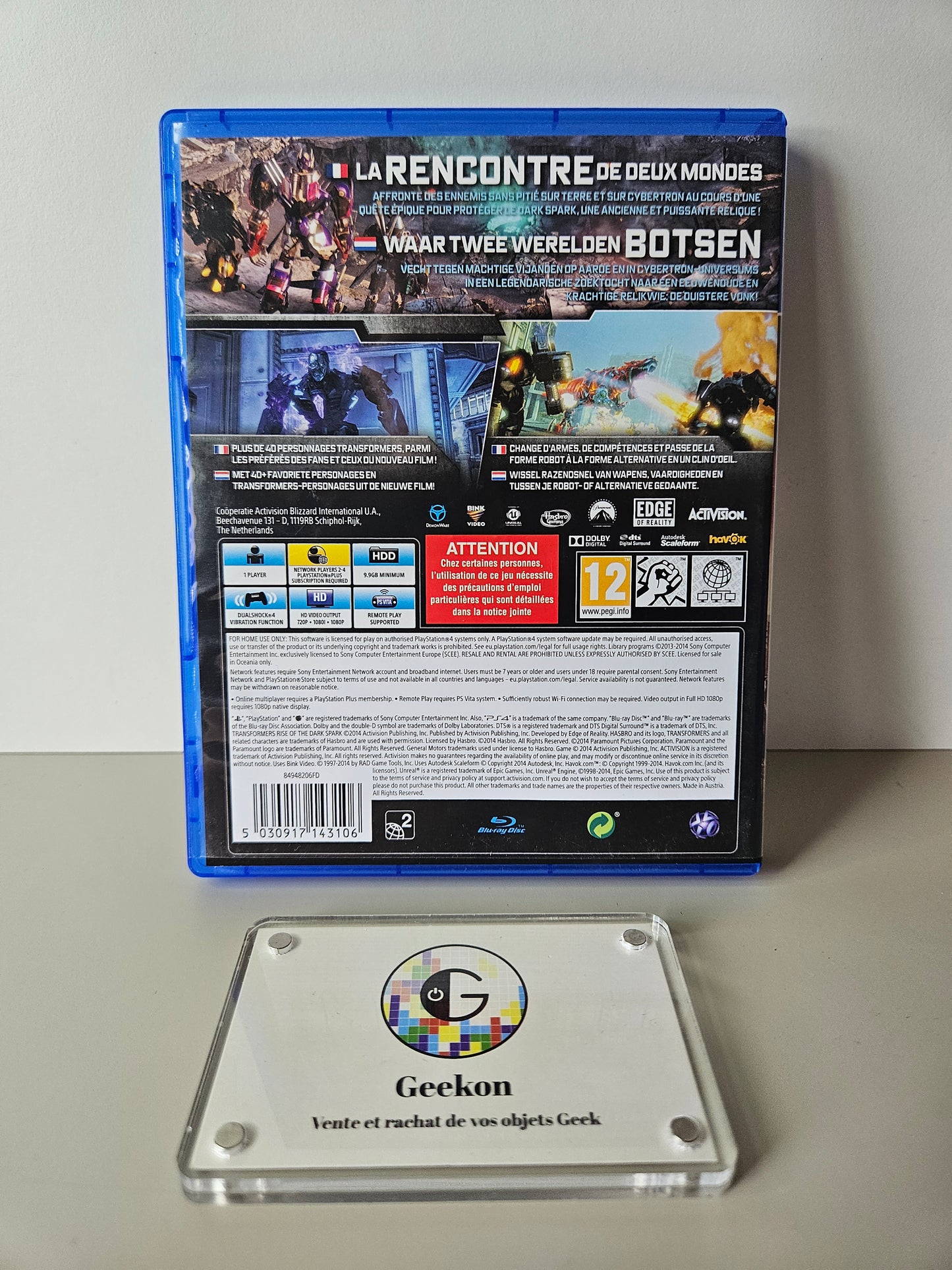 Playstation - Transformers The Dark Spark