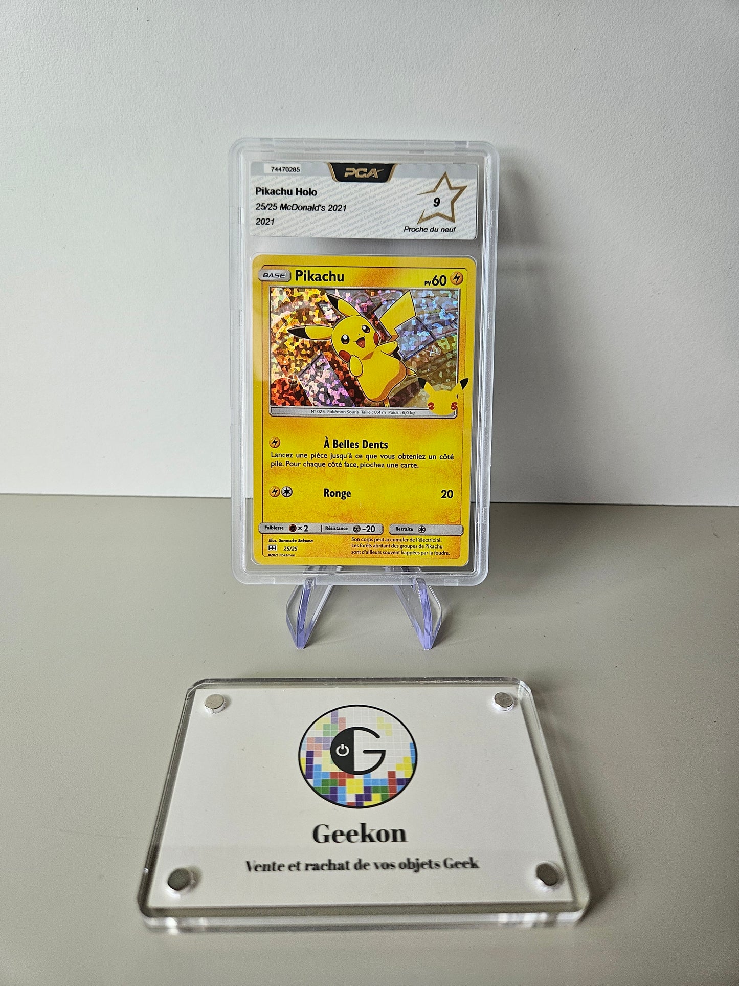 Carte PCA Pokémon Pikachu