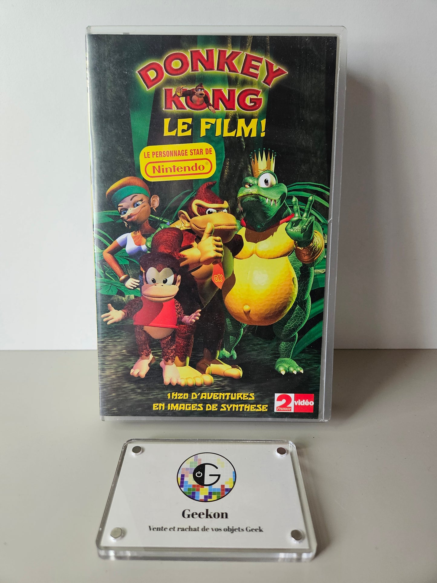 Cassette VHS Donkey Kong Country Le Film FRA Nintendo France 2