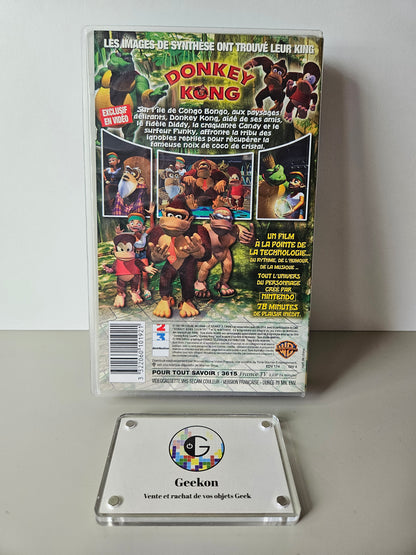 Cassette VHS Donkey Kong Country Le Film FRA Nintendo France 2