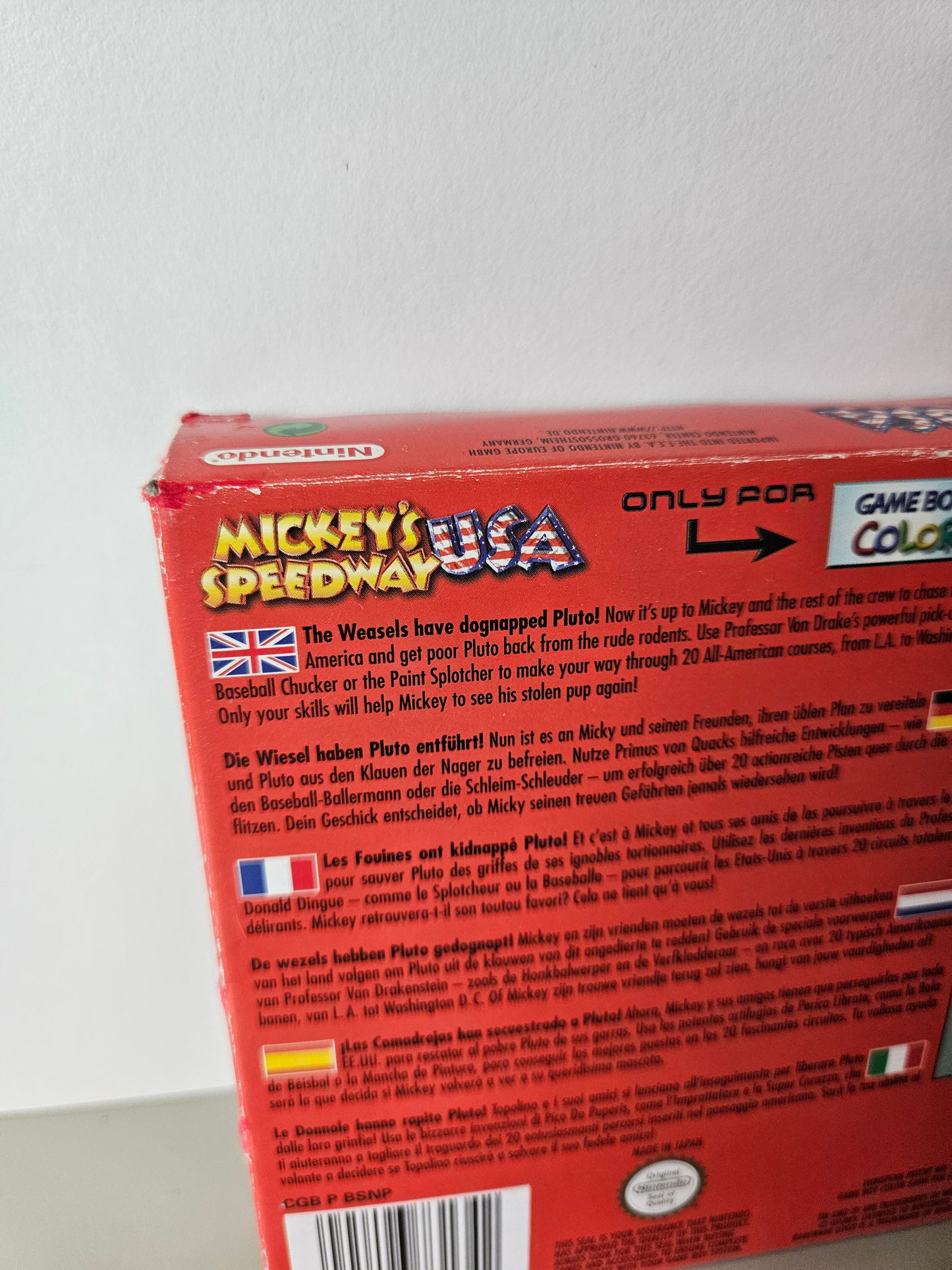 Nintendo - Mickey's Speedway USA