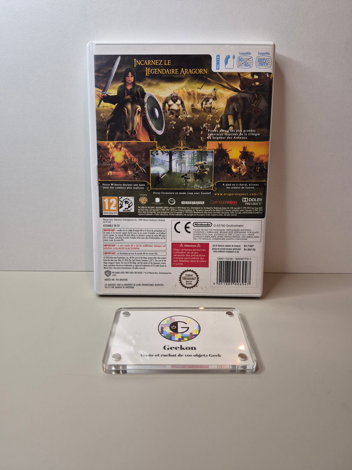 Nintendo - La quête d'aragorn