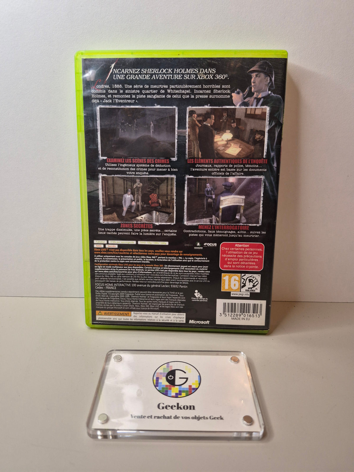 Xbox - Sherlock Holmes contre Jack l'eventreur