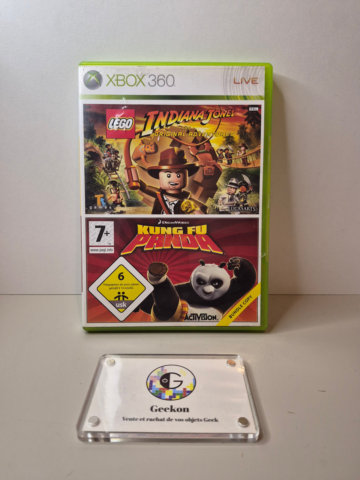 Xbox - Bundle Lego Indiana Jones et Kung fu panda