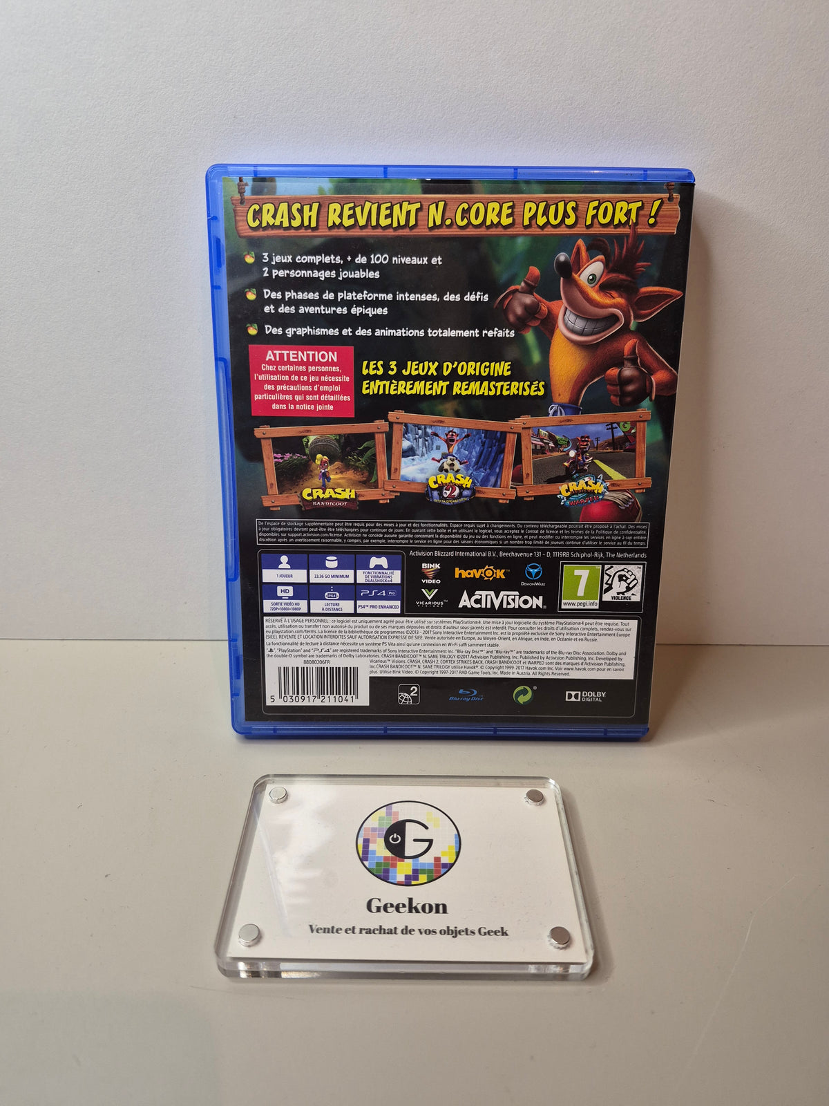 Playstation - Crash Bandicoot : N'Sane Trilogy