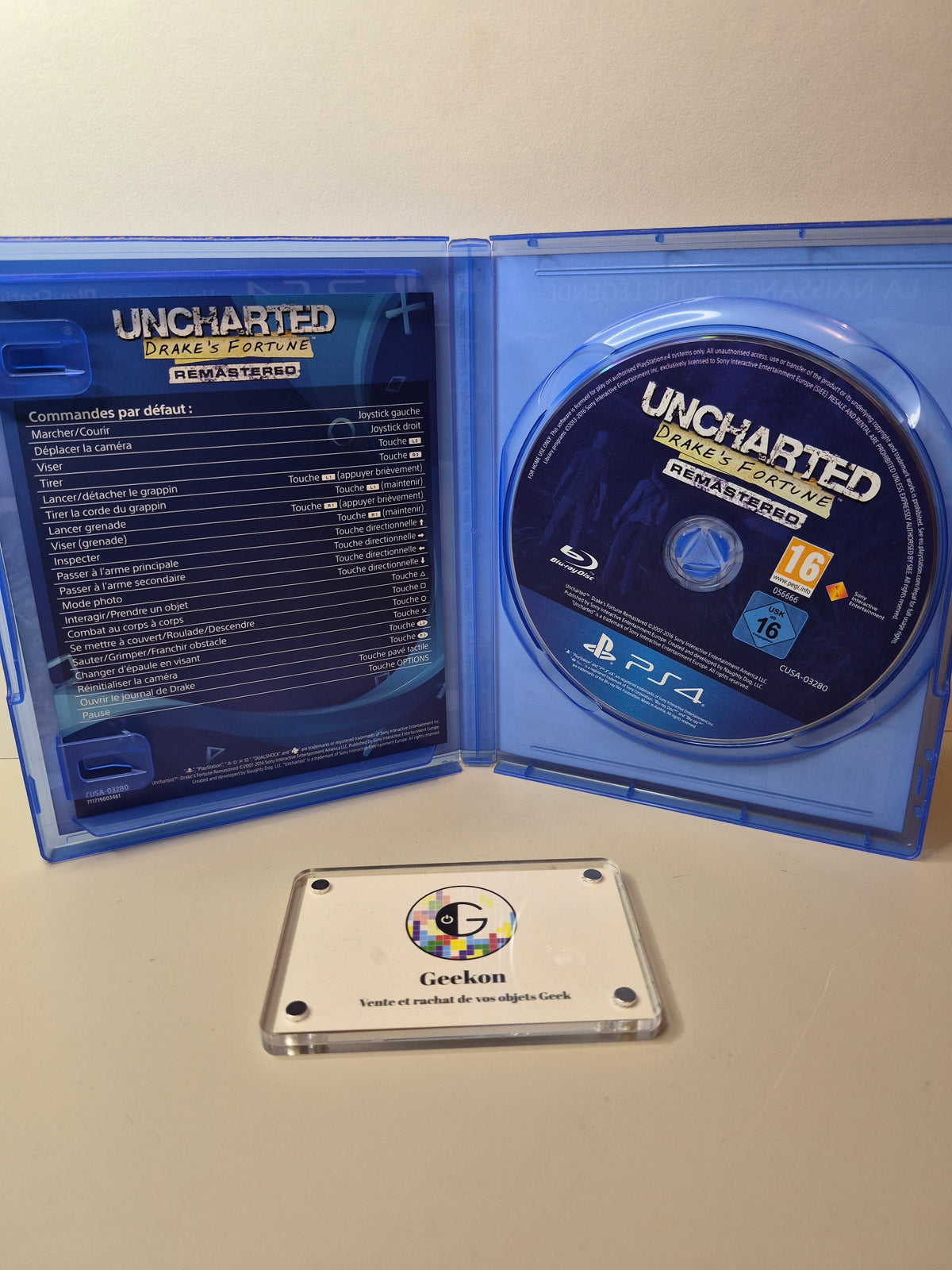 Playstation - Uncharted Drake's Fortune Remastered